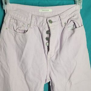 Pacsun Button High rise Straight Cut Jeans Size 25